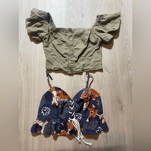 ILLA ILLA and Fashion Now Set of‎ Medium Crop Tops